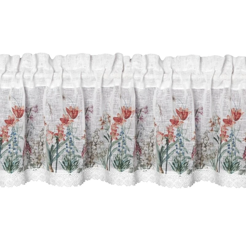 FIRANA GOTOWA NEMEZJA NA TAŚMIE 150 X 30 CM BIAŁY