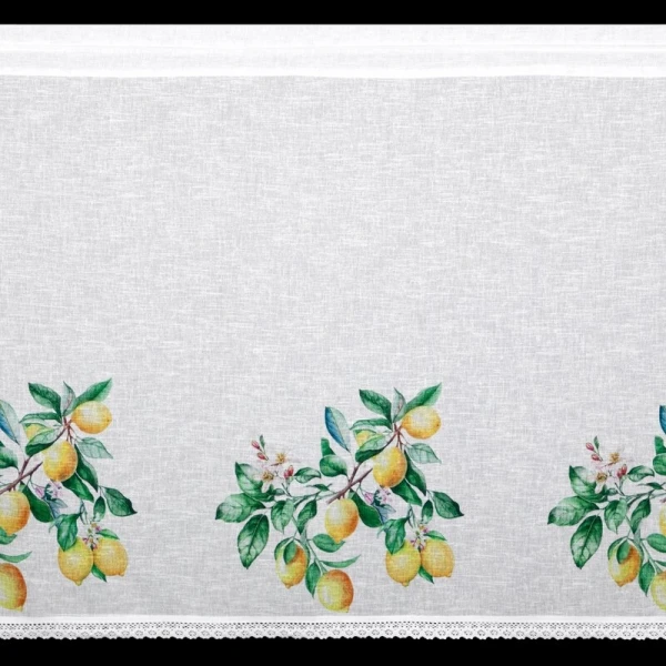 FIRANA GOTOWA CLOE NA TAŚMIE 150 X 90 CM BIAŁY