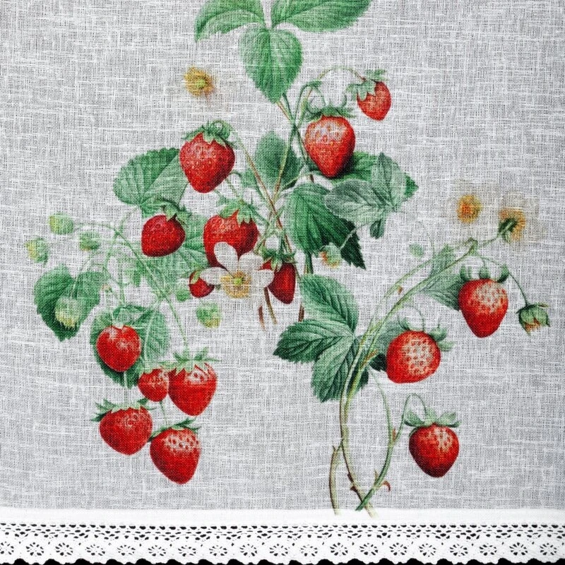 FIRANA GOTOWA KSENIA NA TAŚMIE 150 X 60 CM BIAŁY