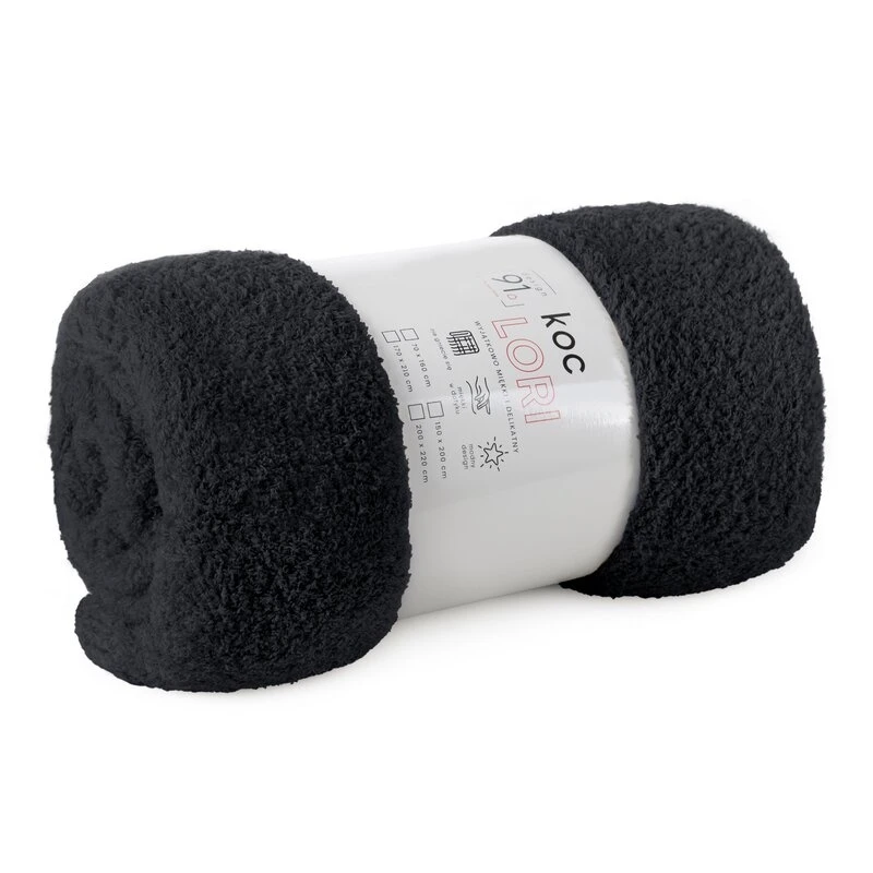 KOC D91 LORI 200 X 220 CM CZARNY