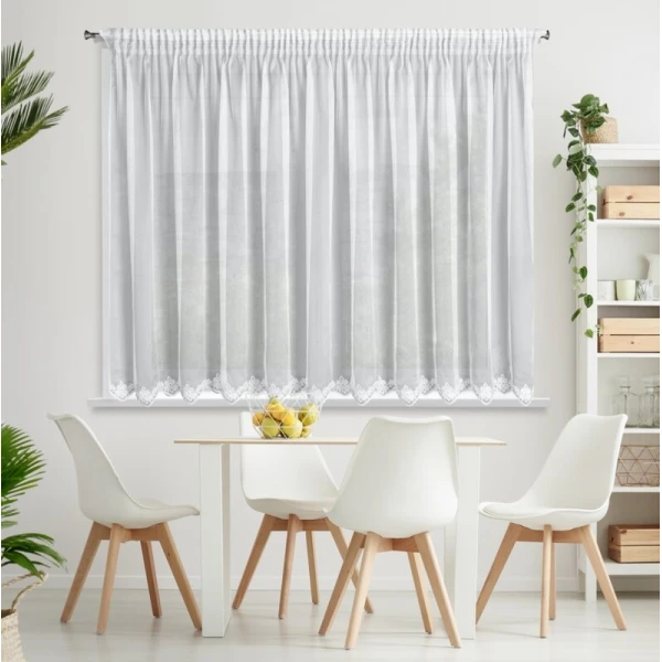 FIRANA GOTOWA LIZ 2 NA TAŚMIE 300 X 145 CM BIAŁY