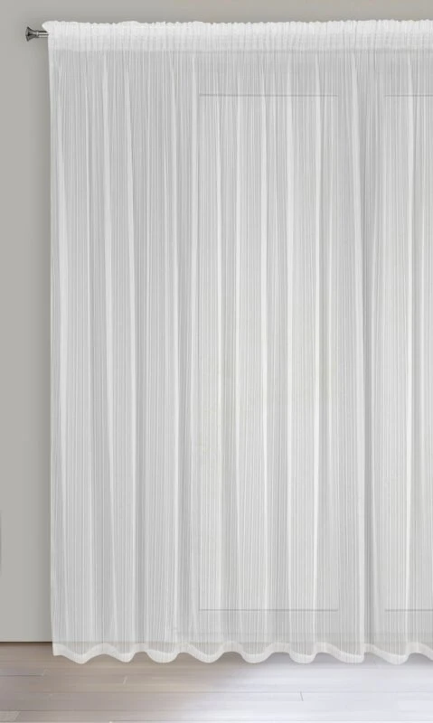 FIRANA GOTOWA NOELIA NA TAŚMIE 300 X 270 CM BIAŁY