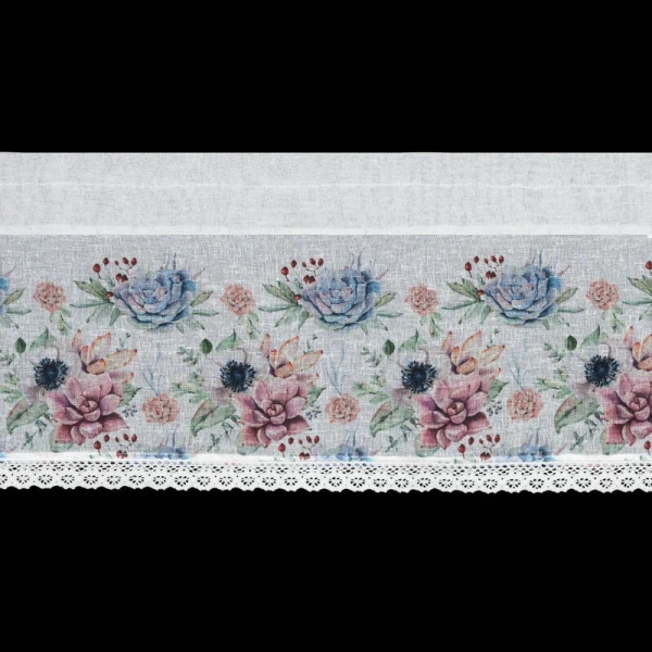 FIRANA GOTOWA DORA 150 X 30 CM BIAŁY
