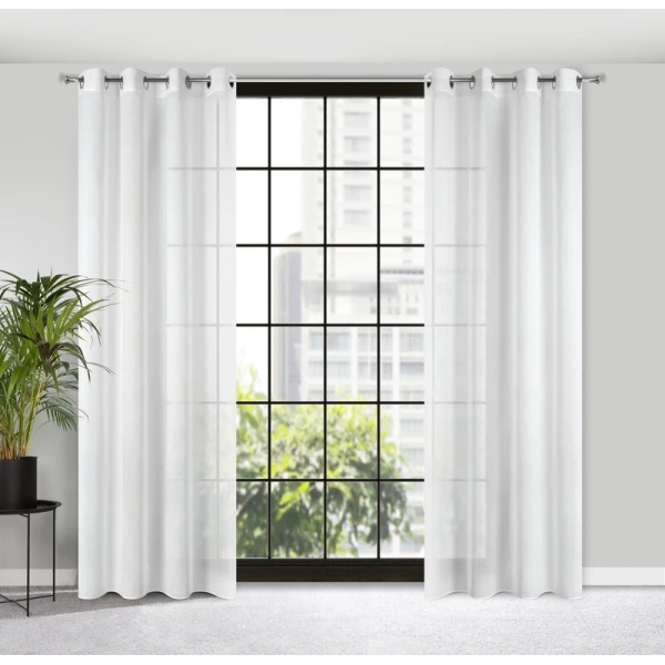 FIRANA GOTOWA MARGO 140 X 250 CM BIAŁY