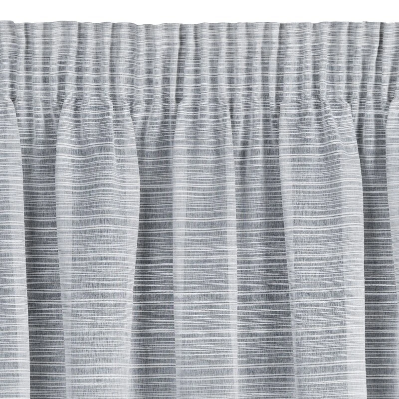 FIRANA GOTOWA ARIA NA TAŚMIE 140 X 300 CM SZARY