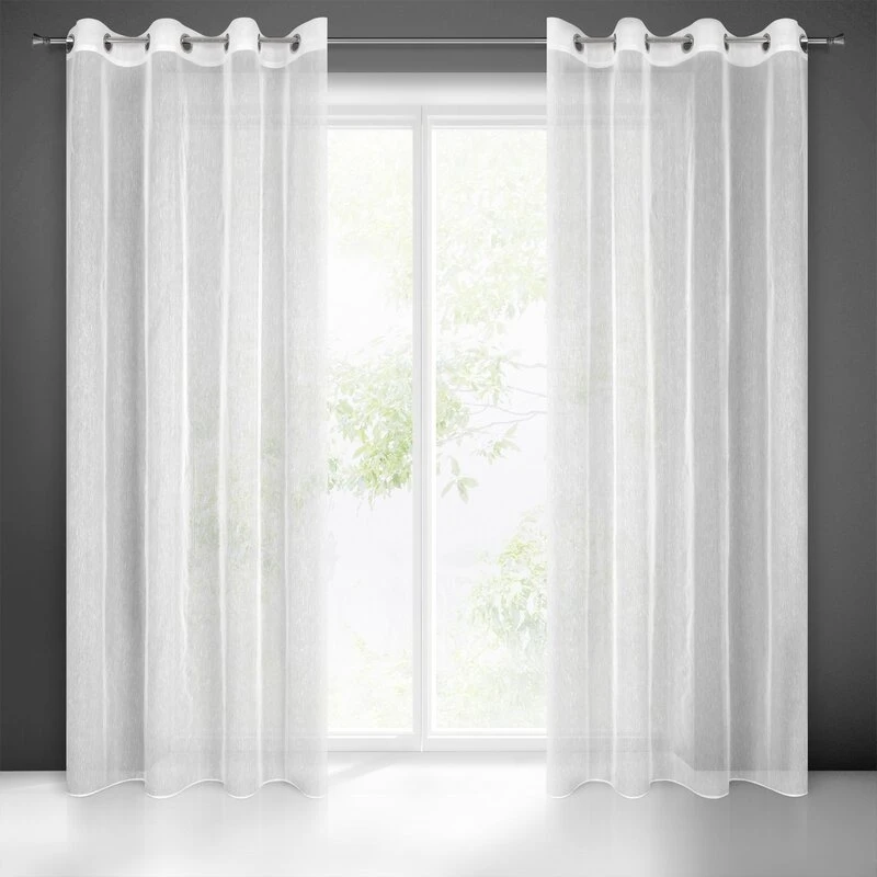 FIRANA GOTOWA ADEL 140 X 250 CM BIAŁY