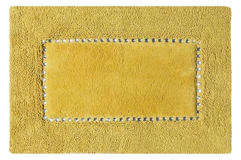 DYWANIK ŁAZIENKOWY CHIC 50 X 70 CM MUSZTARDOWY