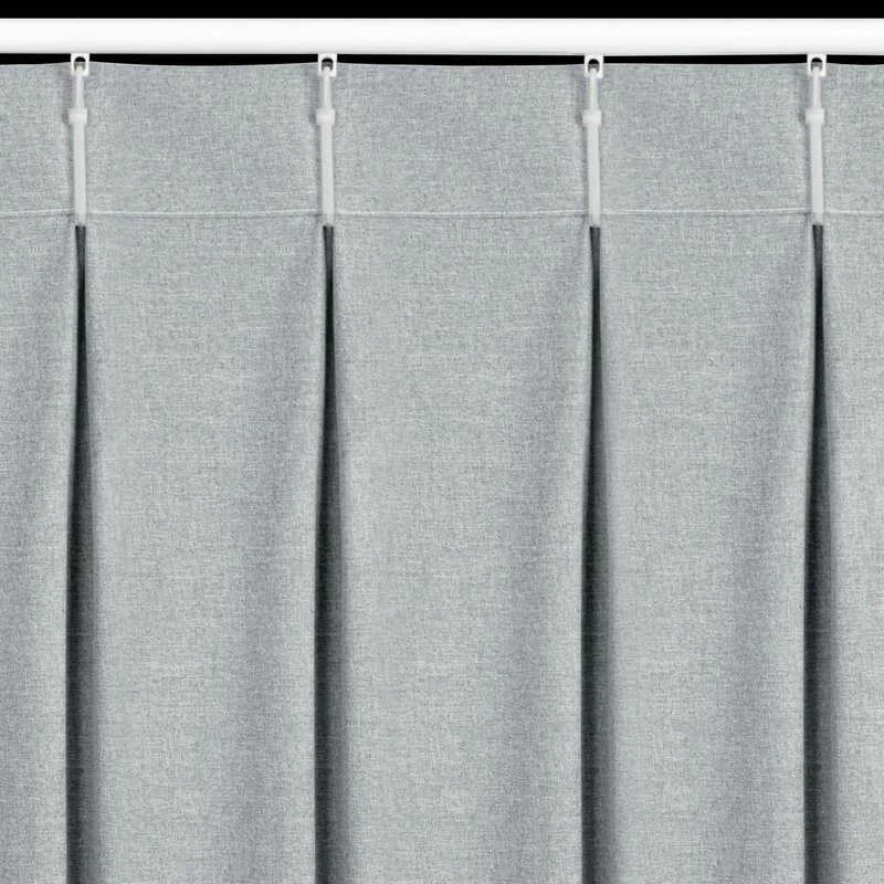 ZASŁONA GOTOWA NELISA 125 X 270 CM SREBRNY