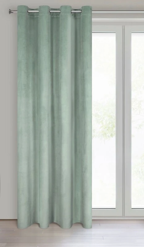 ZASŁONA GOTOWA D91 ROSA 140 X 250 CM JASNOMIĘTOWY
