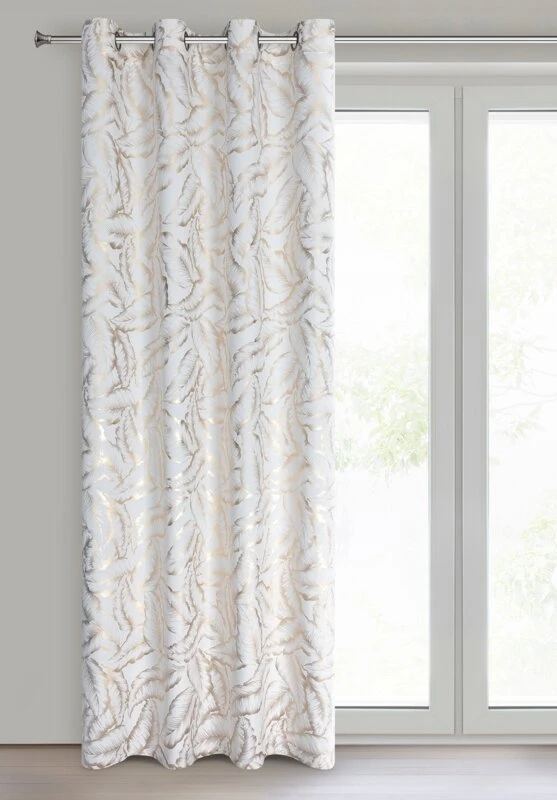 ZASŁONA GOTOWA MILENA 140 X 250 CM BIAŁY