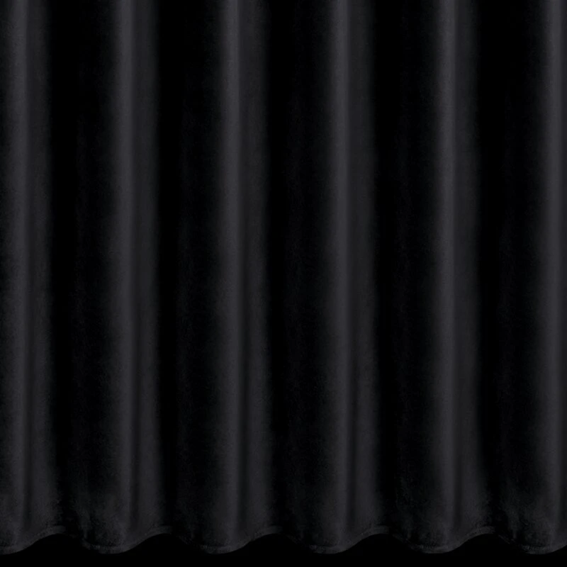 ZASŁONA GOTOWA MELANIE 140 X 260 CM CZARNY