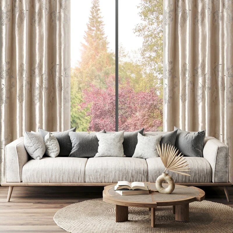 ZASŁONA GOTOWA IDALIA 140 X 250 CM BEŻOWY