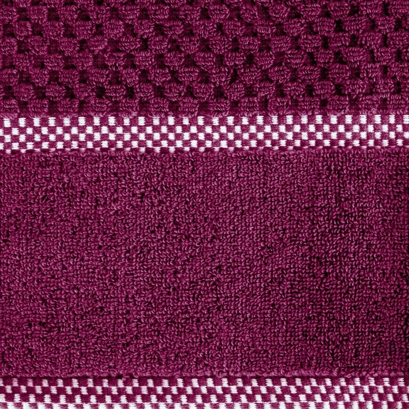 RĘCZNIK CALEB (08) 50 X 90 CM AMARANTOWY