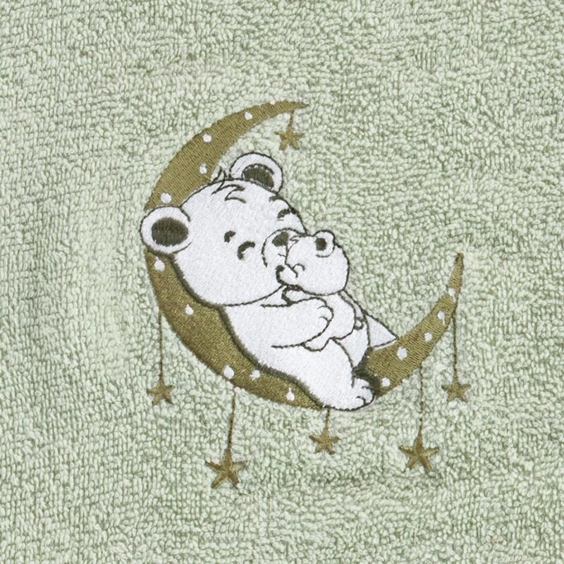 RĘCZNIK DZIECIĘCY BABY74 70 X 140 CM MIĘTOWY