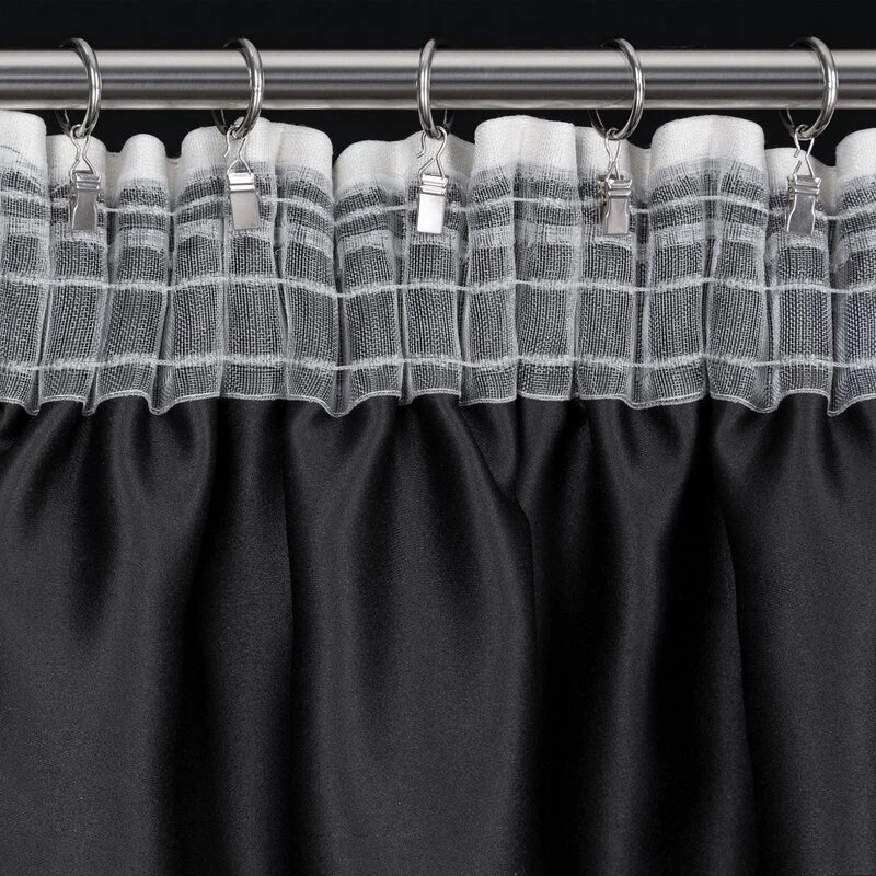 ZASŁONA GOTOWA SELINA NA TAŚMIE 140 X 270 CM CIEMNOBEŻOWY