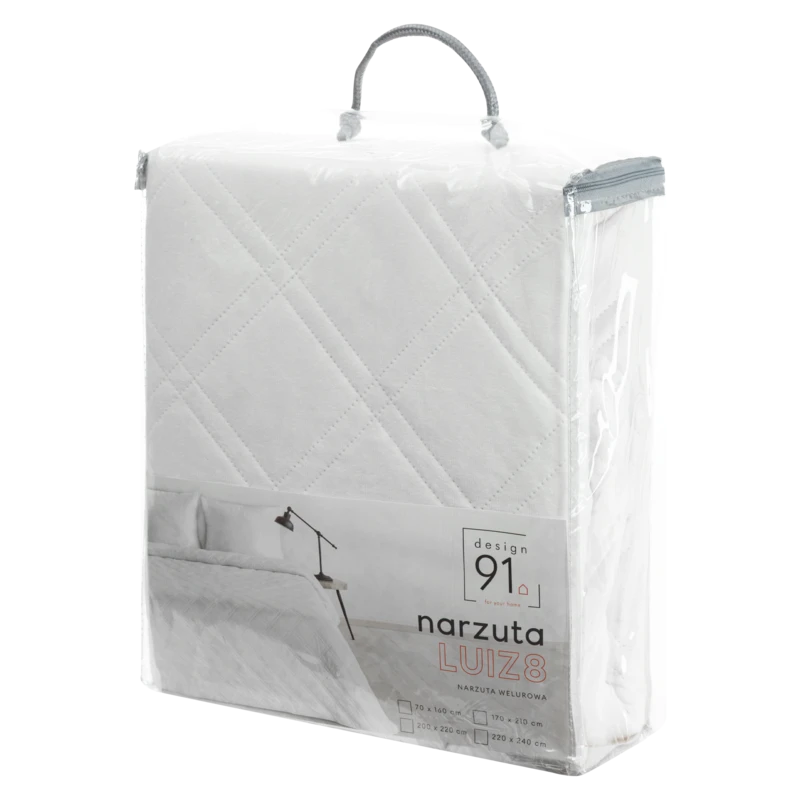 NARZUTA D91 LUIZ 8 220 X 240 CM BIAŁY