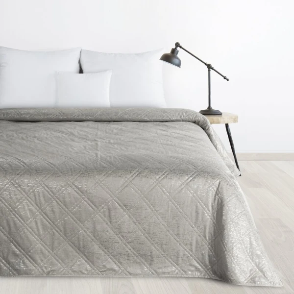 NARZUTA D91 LUIZ 200 X 220 CM SREBRNY
