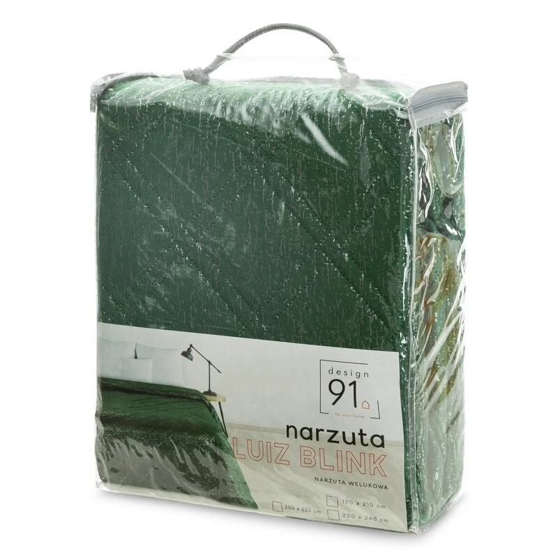 NARZUTA D91 LUIZ 170 X 210 CM ZIELONY