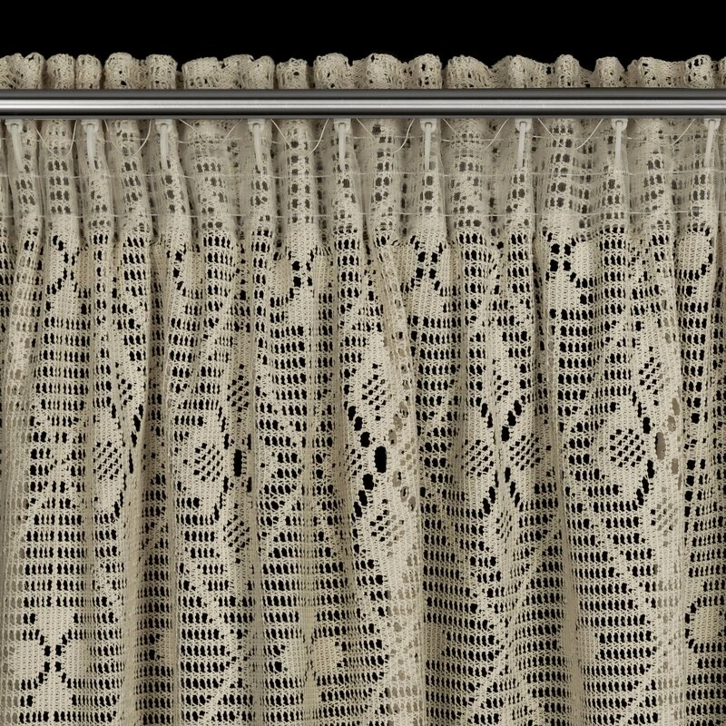 ZASŁONA GOTOWA NELA NA TAŚMIE 140 X 270 CM JASNOBEŻOWY