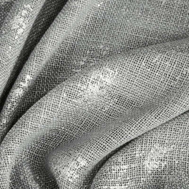 ZASŁONA GOTOWA SOLANA 140 X 250 CM SREBRNY