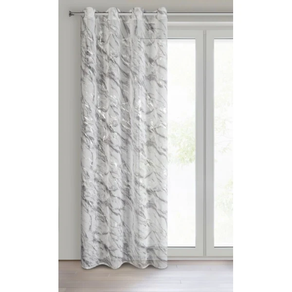 ZASŁONA GOTOWA ALIVIA 140 X 270 CM BIAŁY