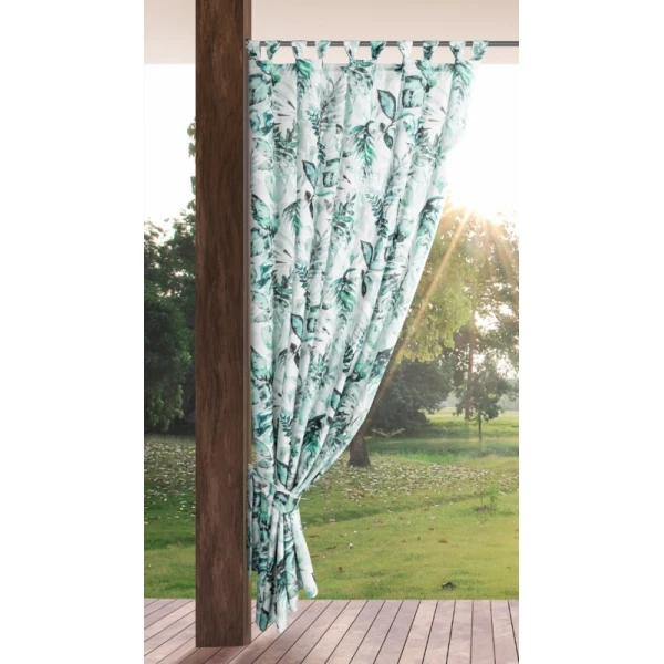 ZASŁONA GOTOWA GARDEN2 NA SZELKACH 155 X 260 CM BIAŁY