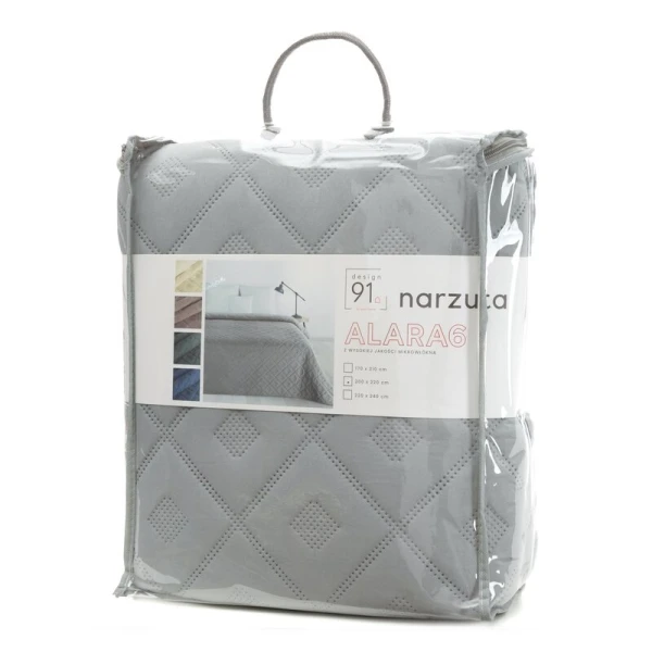 NARZUTA D91 ALARA6 220 X 240 CM SREBRNY