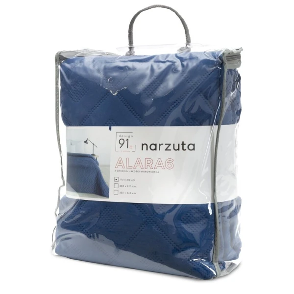 NARZUTA D91 ALARA6 200 X 220 CM GRANATOWY