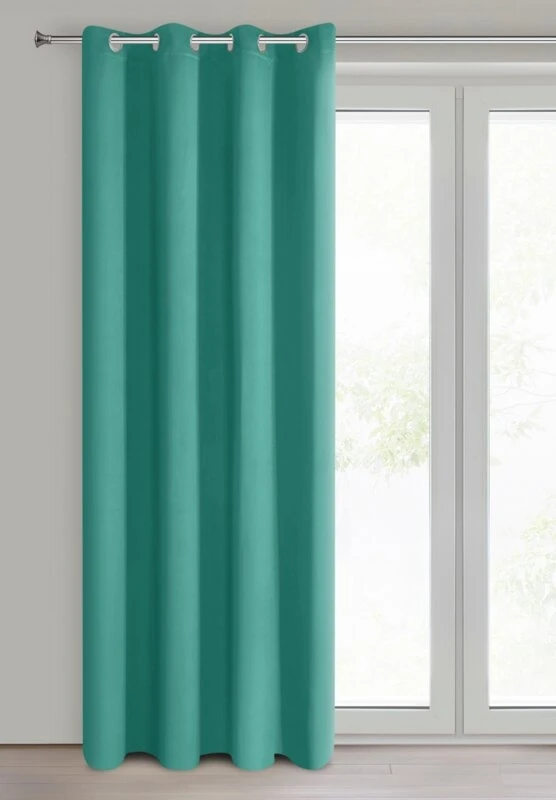 ZASŁONA GOTOWA D91 PARISA 140 X 250 CM TURKUSOWY