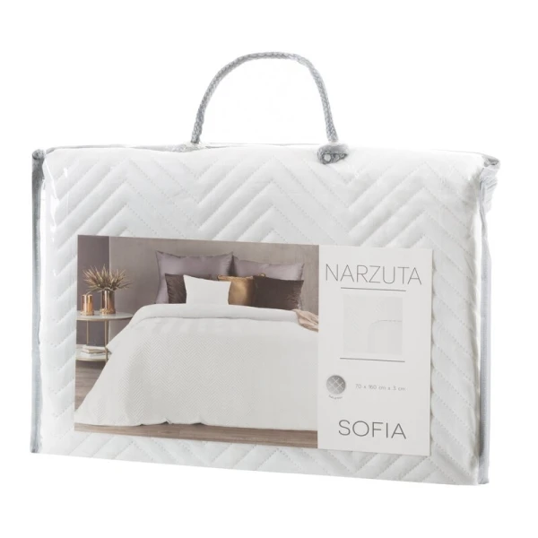 NARZUTA SOFIA 200 X 220 CM BIAŁY
