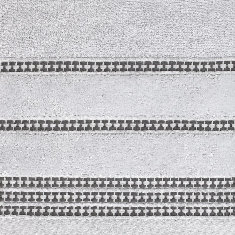 RĘCZNIK AMANDA (03) 30 X 50 CM SREBRNY