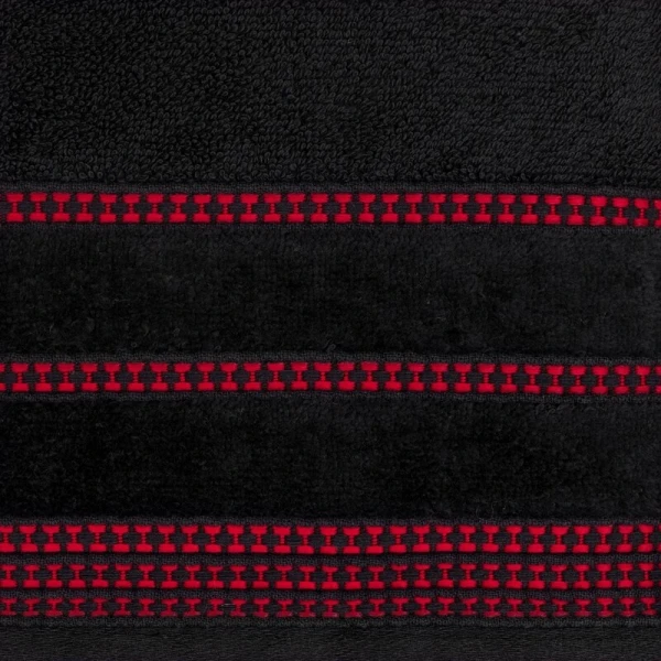 RĘCZNIK AMANDA (08) 50 X 90 CM CZARNY