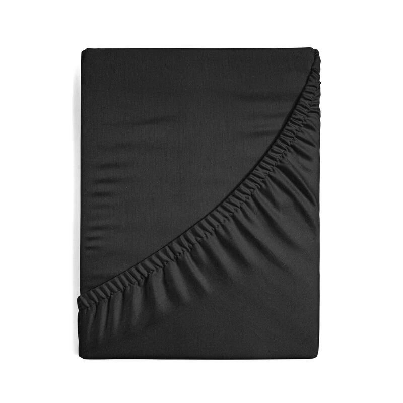 PRZEŚCIERADŁO Z GUMKĄ JERSEY D91 240 X 220 X 30 CM CZARNY