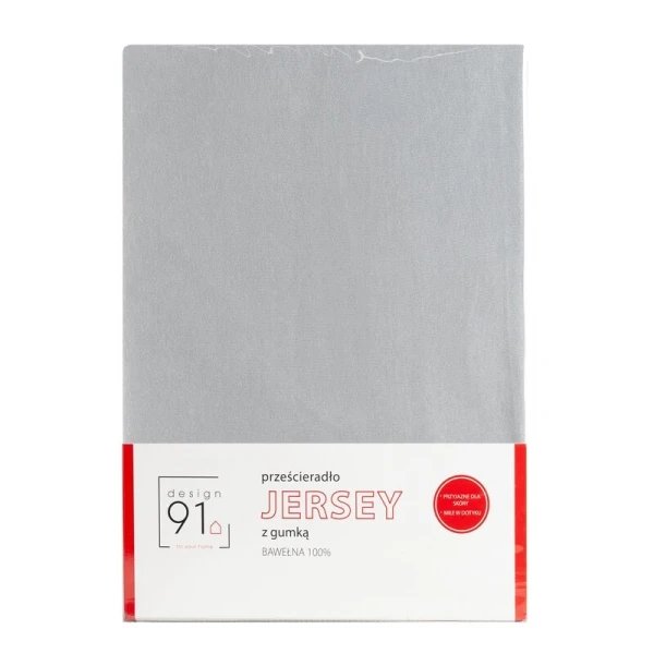 PRZEŚCIERADŁO Z GUMKĄ JERSEY D91 120 X 200 X 25 CM JASNOS