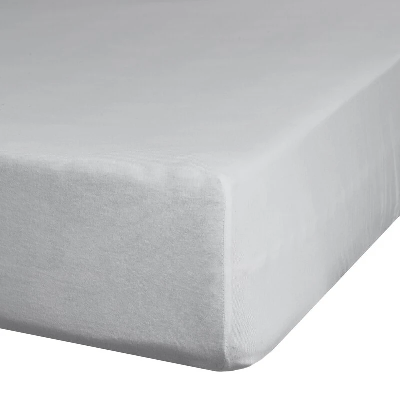 PRZEŚCIERADŁO Z GUMKĄ JERSEY D91 90 X 200 X 25 CM JASNOSZ
