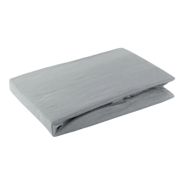 PRZEŚCIERADŁO Z GUMKĄ JERSEY D91 120 X 200 X 25 CM STALOW
