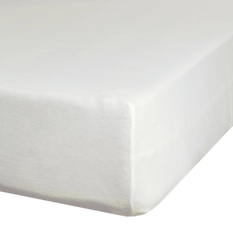PRZEŚCIERADŁO Z GUMKĄ JERSEY D91 120 X 200 X 25 CM KREMOW
