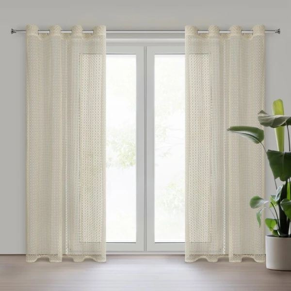 FIRANA GOTOWA MIRELLA 140 X 250 CM BEŻOWY