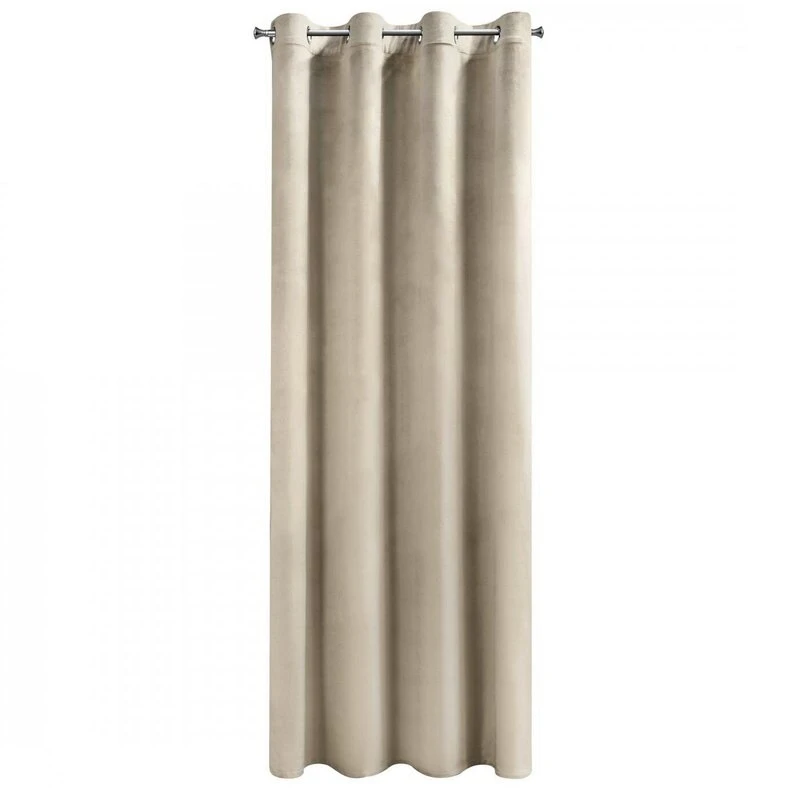 ZASŁONA GOTOWA D91 ROSA 140 X 250 CM JASNOBEŻOWY