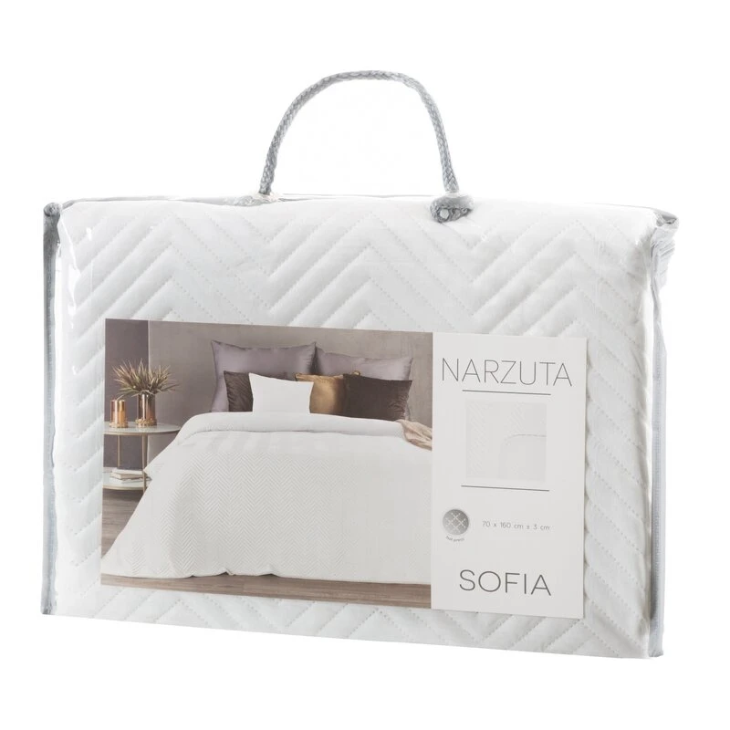 NARZUTA SOFIA 230 X 260 CM BIAŁY
