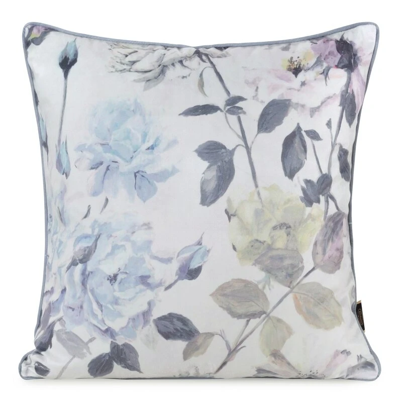 POSZEWKA VELVET 151 45 X 45 CM KREMOWY