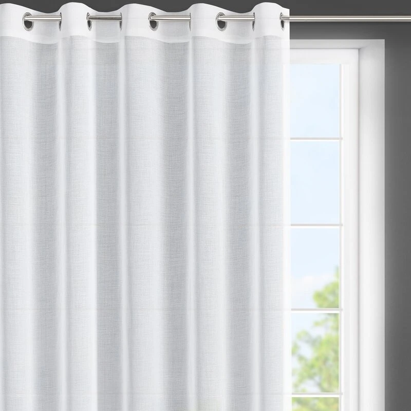 FIRANA GOTOWA LANA 350 X 150 CM BIAŁY