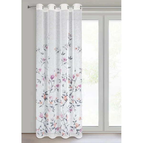 ZASŁONA GOTOWA ANTEA 140 X 250 CM BIAŁY