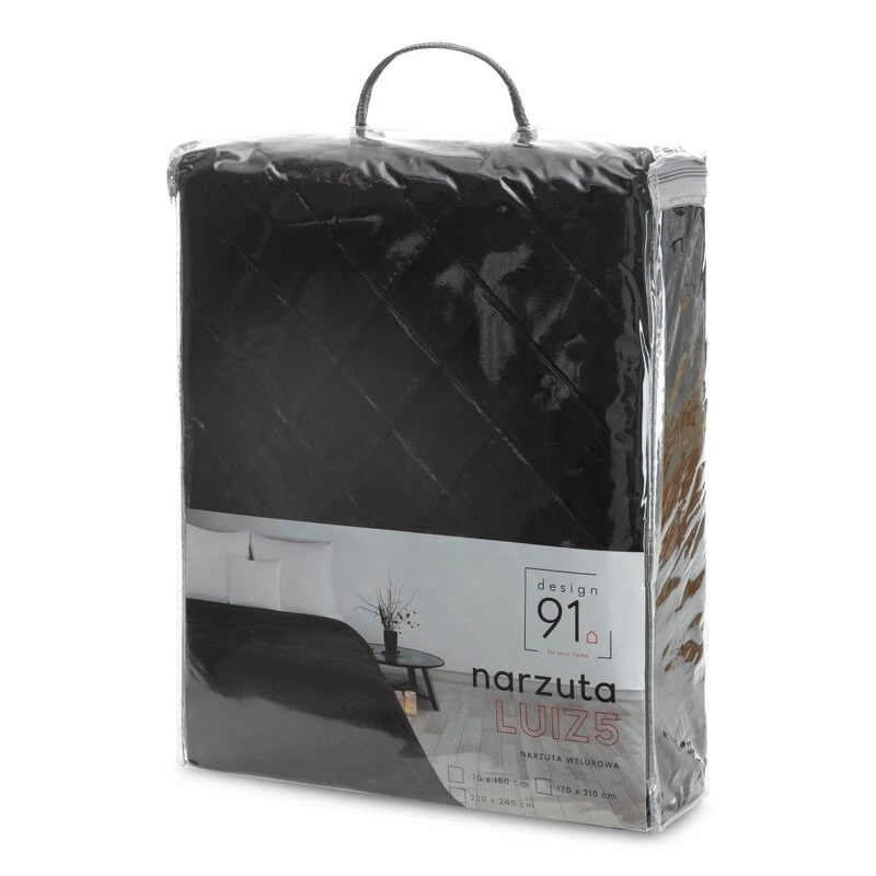NARZUTA D91 LUIZ 5 220 X 240 CM CZARNY