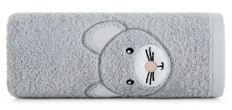 RĘCZNIK DZIECIĘCY BABY71 15 X 21 CM SREBRNY