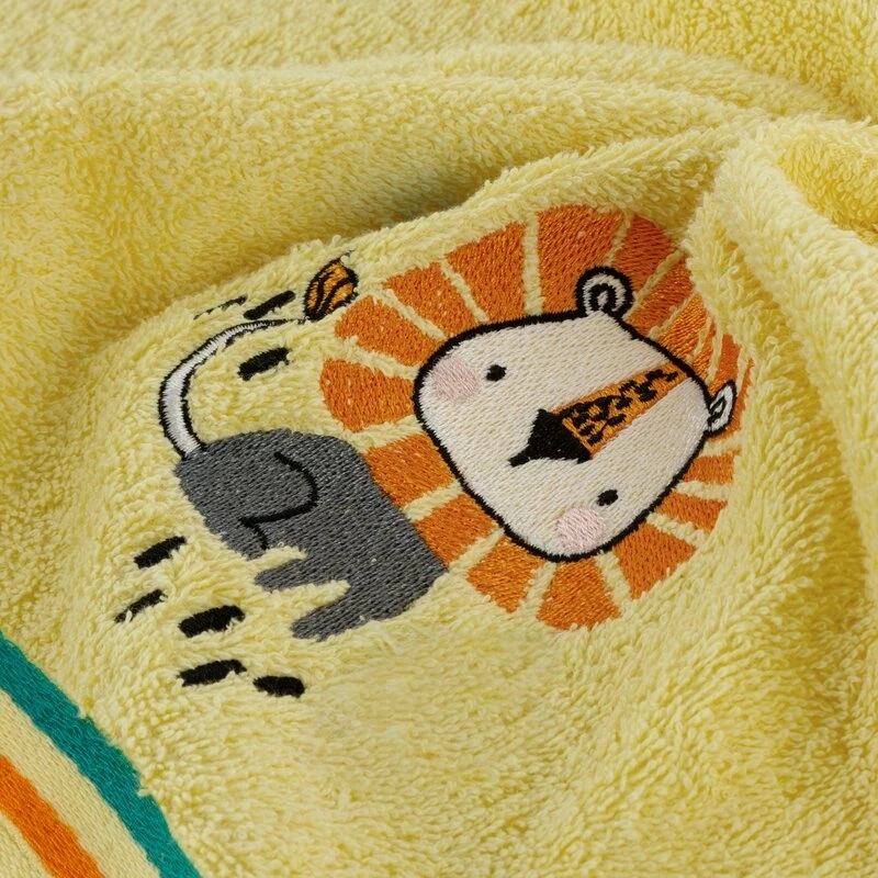 RĘCZNIK DZIECIĘCY BABY69 100 X 100 CM ŻÓŁTY
