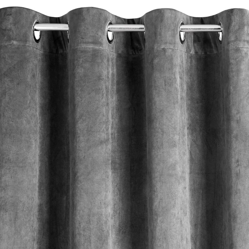 ZASŁONA GOTOWA PIERRE 140 X 250 CM STALOWY