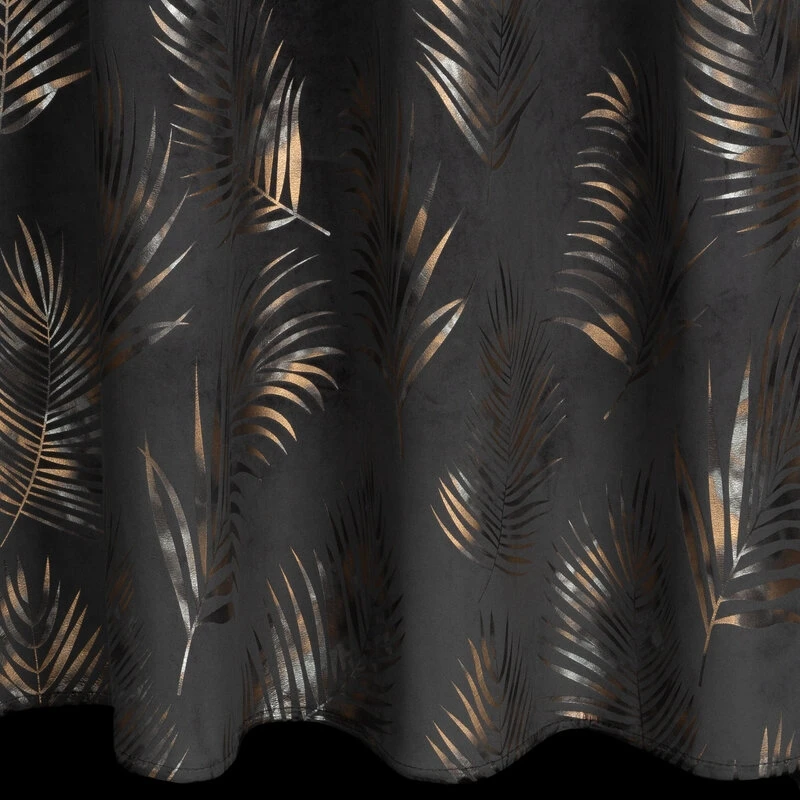 ZASŁONA GOTOWA GLORIA2 140 X 250 CM CZARNY