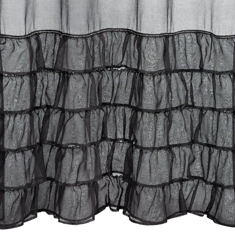 FIRANA GOTOWA CARLI 140 X 250 CM CZARNY