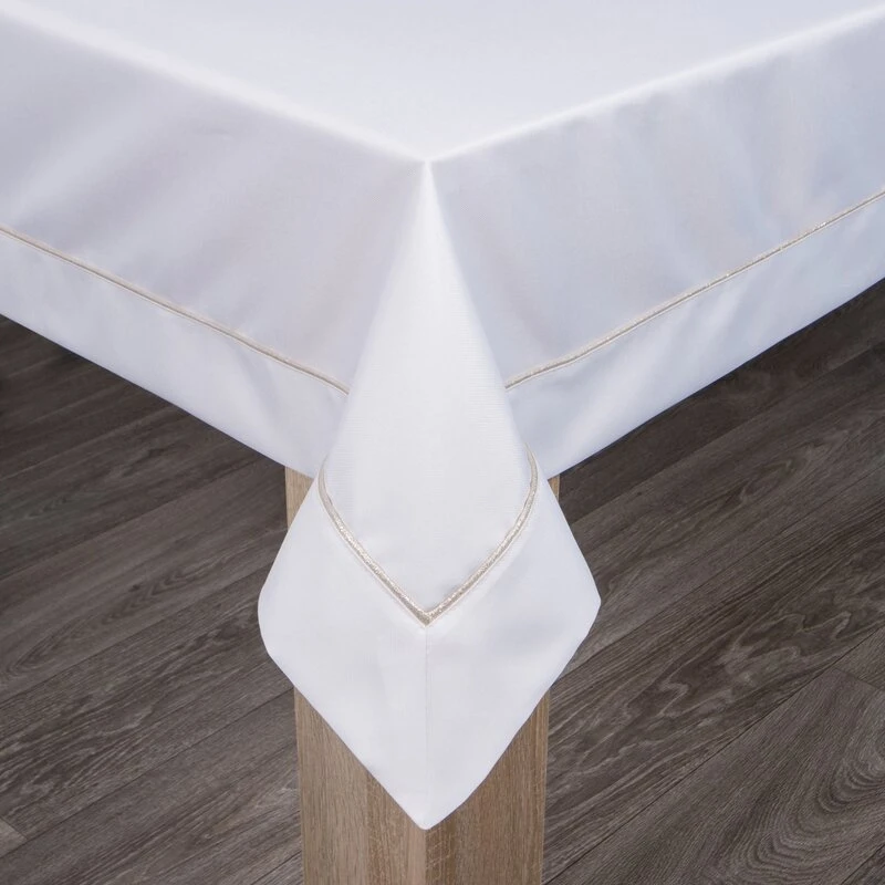 OBRUS MADELE 145 X 260 CM BIAŁY